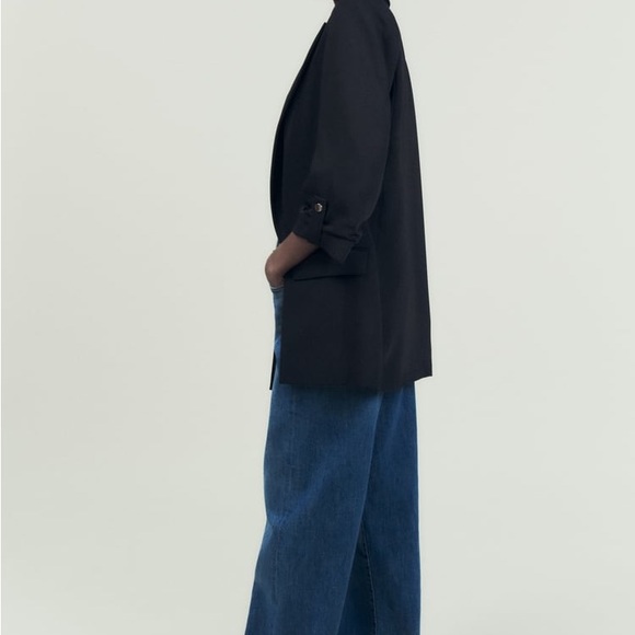 ZARA - BLAZER WITH ROLLED-UP SLEEVES - Picture 2 of 10